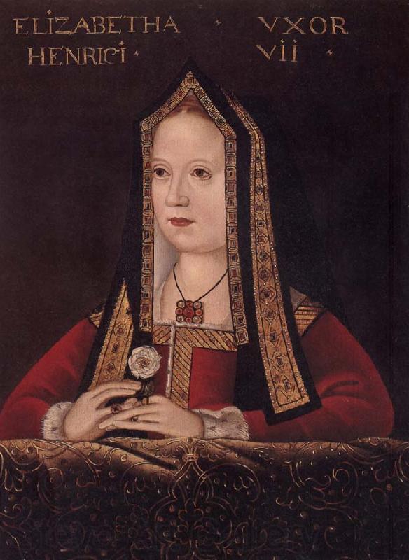 unknow artist Elizabeth of York,Queen of Hery Vii